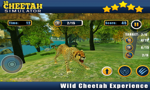 اسکرین شات بازی Angry Cheetah Wild Attack Sim 3