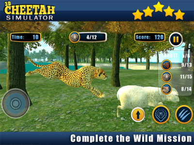 اسکرین شات بازی Angry Cheetah Wild Attack Sim 5