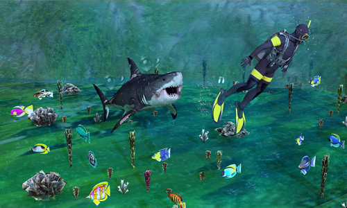 اسکرین شات بازی Shark Hunting Deep Dive 1