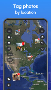 اسکرین شات 3 برنامه Photo Map: GPS Camera Location