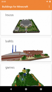 اسکرین شات برنامه Buildings for Minecraft 1