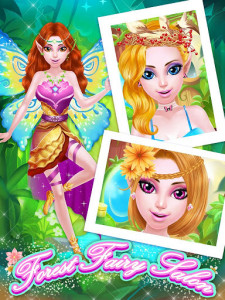 اسکرین شات بازی Forest Fairy Salon-Girls Games 5