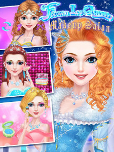 اسکرین شات بازی Frozen Ice Queen Makeup Salon 2