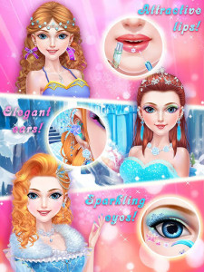 اسکرین شات بازی Frozen Ice Queen Makeup Salon 3