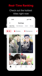 اسکرین شات 7 برنامه Lezhin Comics - Daily Releases