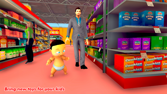 اسکرین شات بازی Family Dad Life:Virtual Mom 3D 3