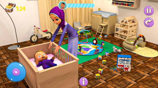 اسکرین شات بازی Real Mother Baby Family Games 2