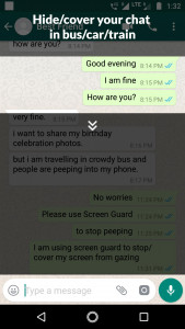 اسکرین شات 2 برنامه Screen Guard For Whatsapp