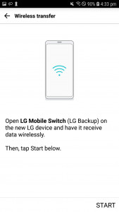 اسکرین شات برنامه LG Mobile Switch 3