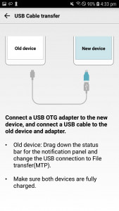 اسکرین شات برنامه LG Mobile Switch 2