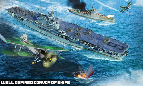 اسکرین شات برنامه US Navy battle of ship attack : Navy Army war Game 2
