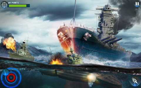 اسکرین شات برنامه US Navy battle of ship attack : Navy Army war Game 6