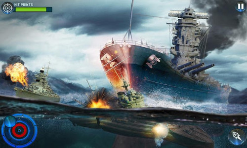 اسکرین شات برنامه US Navy battle of ship attack : Navy Army war Game 1