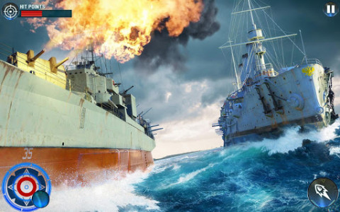 اسکرین شات برنامه US Navy battle of ship attack : Navy Army war Game 8