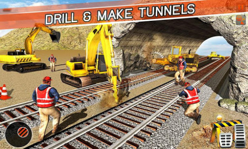 اسکرین شات برنامه Heavy Machines Train Track Construction Simulator 3