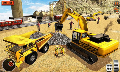 اسکرین شات برنامه Heavy Machines Train Track Construction Simulator 2