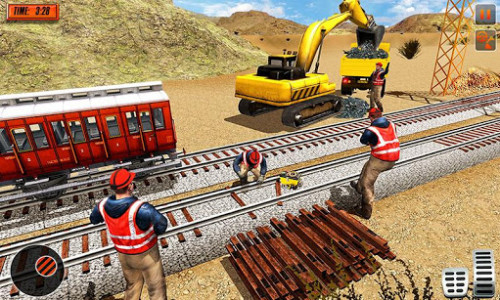 اسکرین شات برنامه Heavy Machines Train Track Construction Simulator 1