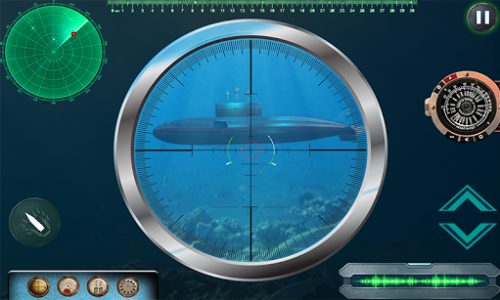 اسکرین شات برنامه US Army Submarine Games : Navy Shooter War Games 3