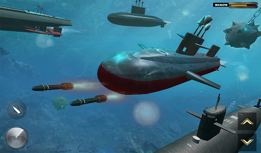 اسکرین شات برنامه US Army Submarine Games : Navy Shooter War Games 6