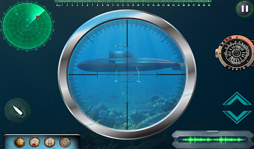 اسکرین شات برنامه US Army Submarine Games : Navy Shooter War Games 8