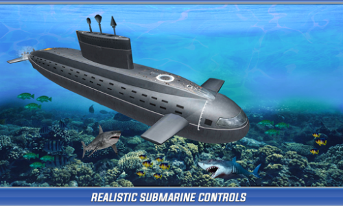 اسکرین شات برنامه US Army Submarine Games : Navy Shooter War Games 5