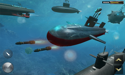 اسکرین شات برنامه US Army Submarine Games : Navy Shooter War Games 1