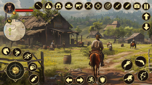 اسکرین شات 4 بازی West Cowboy Games Horse Riding