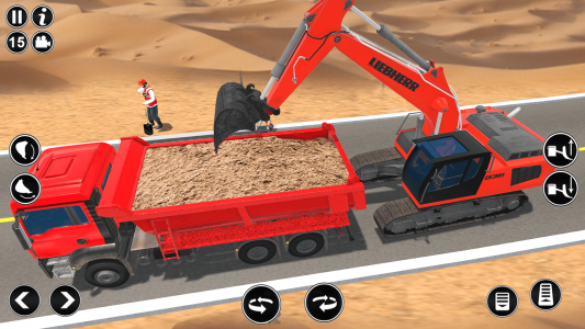 اسکرین شات 4 بازی Real Construction Truck Games
