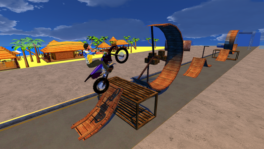 اسکرین شات بازی Racing Bike Stunts & Ramp Riding 2