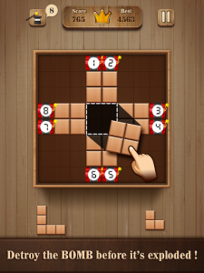 اسکرین شات بازی Fill Wooden Block 8x8: Wood Block Puzzle Classic 6