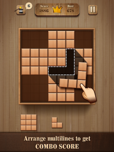 اسکرین شات بازی Fill Wooden Block 8x8: Wood Block Puzzle Classic 5