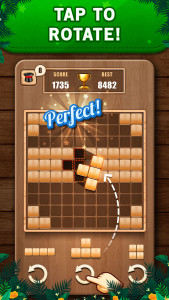 اسکرین شات 2 بازی Wooden 100 Block Puzzle Game