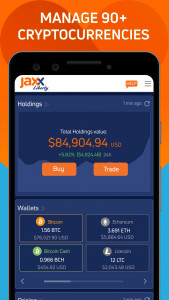 اسکرین شات برنامه Jaxx Liberty - Trade Crypto 1
