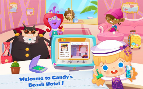 اسکرین شات بازی Candy's Vacation - Beach Hotel 1