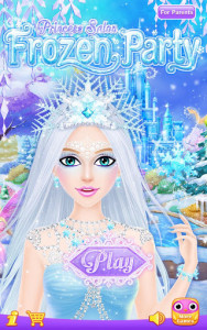 اسکرین شات بازی Princess Salon: Frozen Party 6