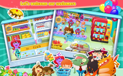 اسکرین شات بازی Candy's Supermarket 2