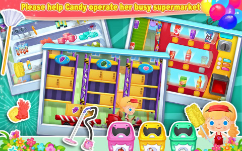 اسکرین شات بازی Candy's Supermarket 4