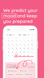 اسکرین شات 3 برنامه Life: Period Tracker Calendar