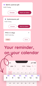 اسکرین شات 2 برنامه Life: Period Tracker Calendar