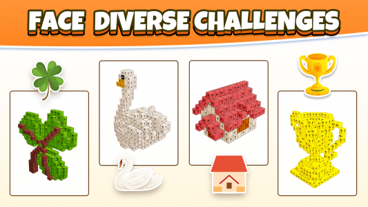 اسکرین شات 6 بازی Tap Out: Take Away 3D Cubes