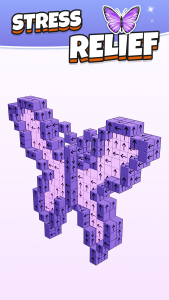 اسکرین شات 1 بازی Tap Out: Take Away 3D Cubes