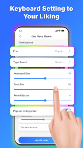 اسکرین شات 1 برنامه Fonts Keyboard: Themes & Emoji
