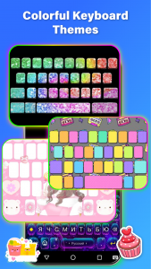 اسکرین شات 3 برنامه Fonts Keyboard: Themes & Emoji