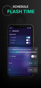 اسکرین شات برنامه Flashlight Led Notifications 3