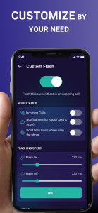 اسکرین شات برنامه Flashlight Led Notifications 4