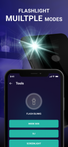 اسکرین شات 2 برنامه Flashlight Led Notifications