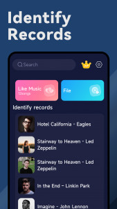 اسکرین شات 7 برنامه Music Recognition - Find Songs