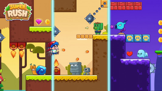 اسکرین شات بازی Super Rush - World Adventure 2