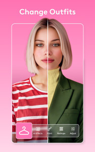 اسکرین شات 3 برنامه Facetune: Hair, Photo Editor
