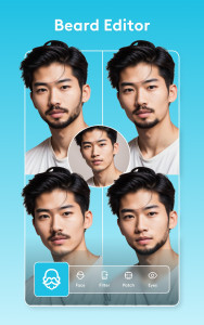 اسکرین شات 2 برنامه Facetune: Hair, Photo Editor